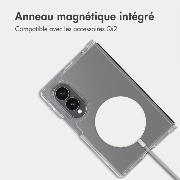 Accezz Coque arrière Xtreme Impact avec MagSafe Samsung Galaxy Z Fold 8 - Transparent