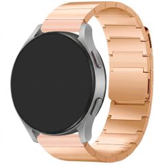 Selencia Bracelet magnétique en acier  - Connexion universelle 22 mm - Rose Doré