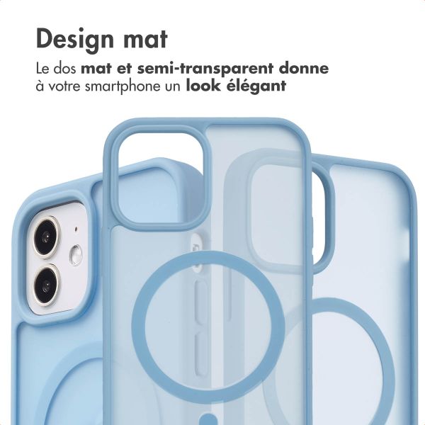 imoshion Coque Color Guard avec MagSafe Apple iPhone 12 (Pro) - Bleu clair