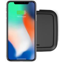 Zens Chargeur rapide simple sans fil - Chargeur sans fil optimisé pour l'iPhone - 10W