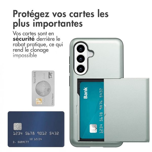 imoshion Coque arrière avec porte-cartes Samsung Galaxy A36 / A56 - Vert