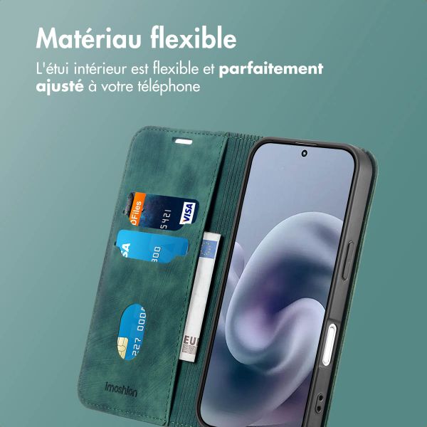 imoshion Étui de téléphone portefeuille Slim Motorola Moto G86 Power - Vert