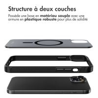 Accezz Coque Givrée Robuste avec MagSafe Apple iPhone 15 Plus - Noir