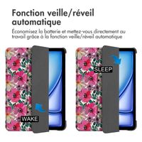 imoshion Coque tablette Design Trifold Apple iPad Air 13 pouces (2026) M4 / (2025) M3 / (2024) M2 - Floral Water Color