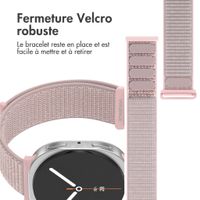 imoshion Bracelet en nylon Samsung Galaxy Watch 9 (40/44mm) / Watch 8 (40/44mm) / Classic (46mm) - Light Pink