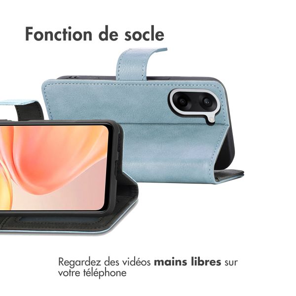 imoshion Étui de télephone portefeuille de luxe OnePlus Nord CE5 - Bleu clair