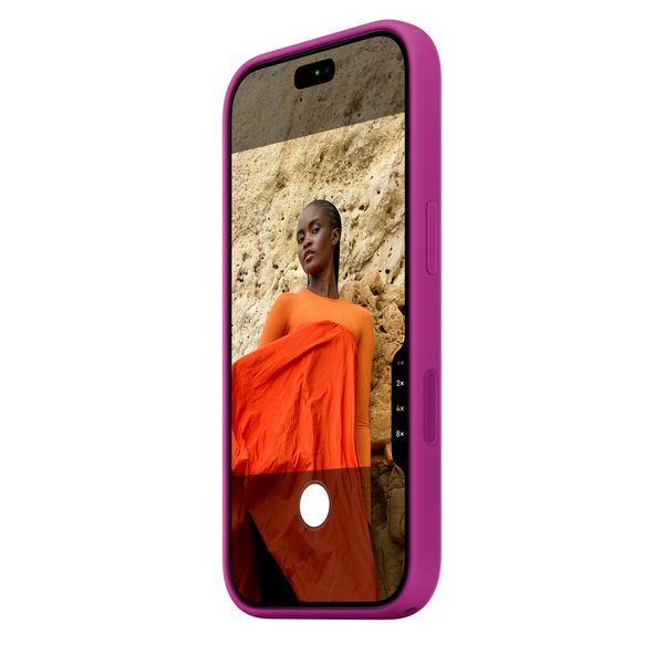 Apple Coque en silicone avec MagSafe Apple iPhone 18 Pro - Magenta
