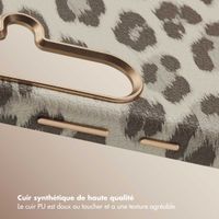 Selencia Coque Sabi imprimé panthère avec MagSafe Samsung Galaxy S25 - Soft Ivory