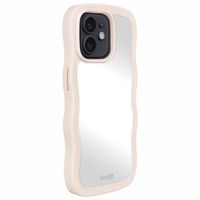 Holdit Coque Wavy Apple iPhone 12 (Pro) - Light Beige / Mirror