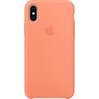 Apple Coque en silicone Apple iPhone X - Peach