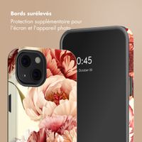 Selencia Coque arrière Vivid avec MagSafe Apple iPhone 13 - Vintage Peony