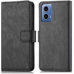 imoshion Étui de télephone portefeuille de luxe Motorola Moto G34 - Noir