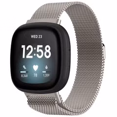 imoshion Bracelet magnétique milanais Fitbit Versa 4/ 3 / Sense (2) - Starlight