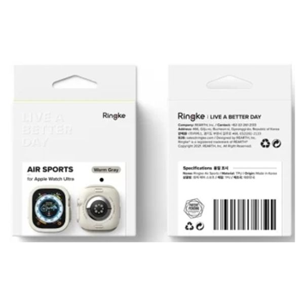 Ringke Coque Air Sports Apple Watch Ultra / Ultra 2 / Ultra 3 - 49 mm - Warm Gray