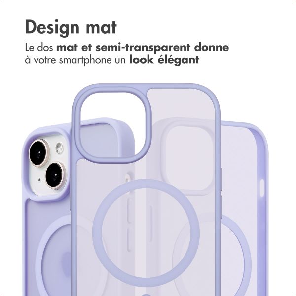 imoshion Coque Color Guard avec MagSafe Apple iPhone 15 - Lilas