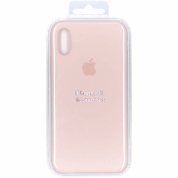 Apple Coque en silicone Apple iPhone X / Xs - Pink Sand
