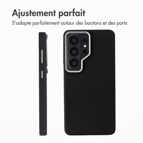 Accezz Coque arrière Mesh avec MagSafe Samsung Galaxy S26 Ultra - Noir