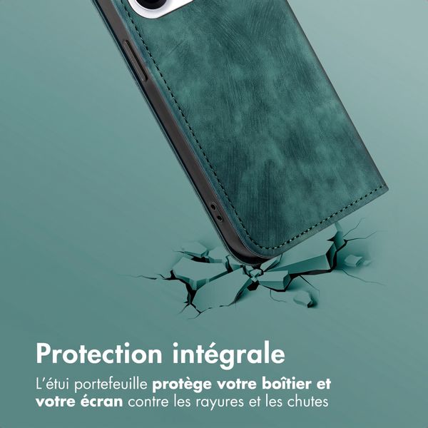 imoshion Étui de téléphone portefeuille Slim Oppo Reno 16 F - Vert
