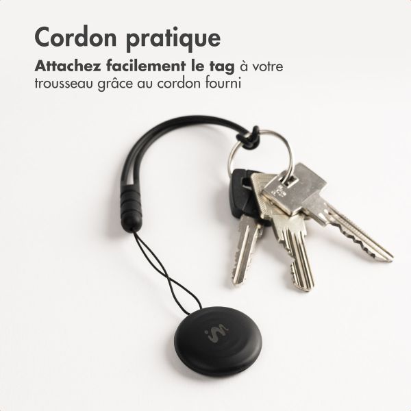 imoshion Wireless Tag - Tracker Bluetooth pour iOS - 2 pack - Noir