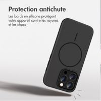 imoshion Coque arrière Color avec Thin MagSafe Ring Apple iPhone 15 Pro - Noir