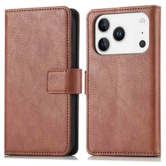 imoshion Étui de télephone portefeuille de luxe Apple iPhone 17 Pro Max - Marron