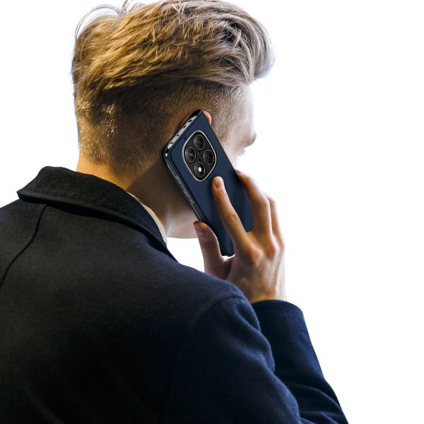 Dux Ducis Étui de téléphone Slim Xiaomi Redmi Note 14 Pro (4G) - Bleu foncé