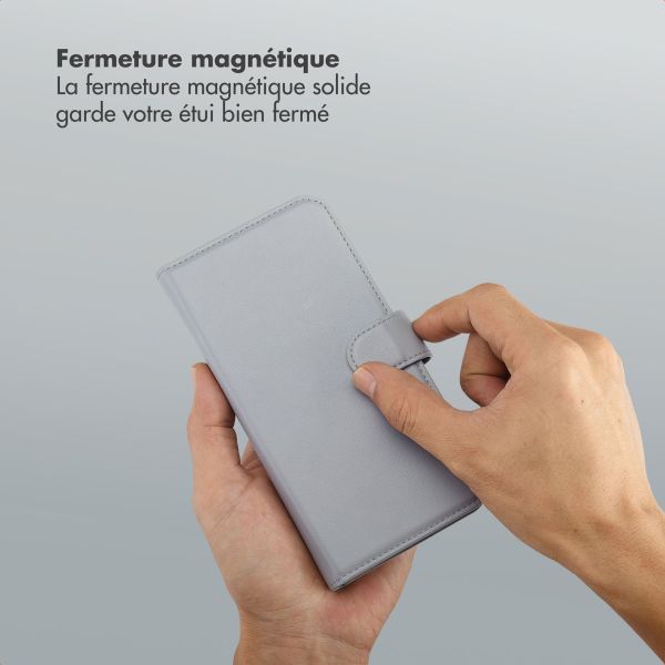 Selencia Étui portefeuille amovible Olyn avec MagSafe Samsung Galaxy A35 / A55 - Gris