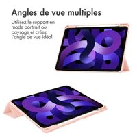 imoshion Coque tablette rigide Trifold Apple iPad Air 11 pouces (2026) M4 / (2025) M3 / (2024) M2 / Air 5 (2022) / Air 4 (2020) - Rose