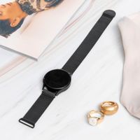 imoshion Bracelet magnétique milanais  - Connexion universelle 22 mm - Taille M - Noir