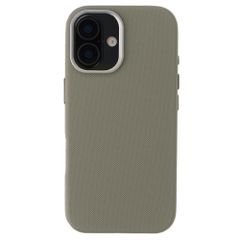 Accezz Coque arrière Mesh avec MagSafe Apple iPhone 16 - Gris foncé