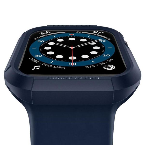 Spigen Coque Rugged Armor™ Apple Watch 4 / 5 / 6 / SE - 44 mm - Blue