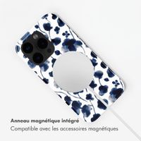 Selencia Coque arrière Vivid avec MagSafe Apple iPhone 15 Pro - Midnight Blossom
