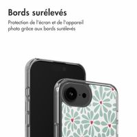 imoshion Coque Design Apple iPhone 17e / 16e - Bloom Love Sage Green