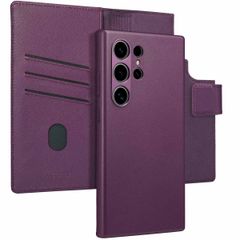 Accezz Étui de télephone portefeuille en cuir 2-en-1 avec MagSafe Samsung Galaxy S24 Ultra - Heath Purple