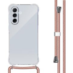imoshion Coque arrière transparente avec cordon Samsung Galaxy A56 - Rose Doré