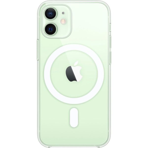 Apple 4 Pack Coque en silicone Apple iPhone 12 Mini - Transparant + Midnight + Pink Citrus + Cypress Green