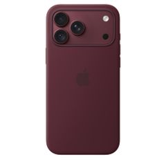 Apple Coque en silicone avec MagSafe Apple iPhone 18 Pro Max - Burgundy