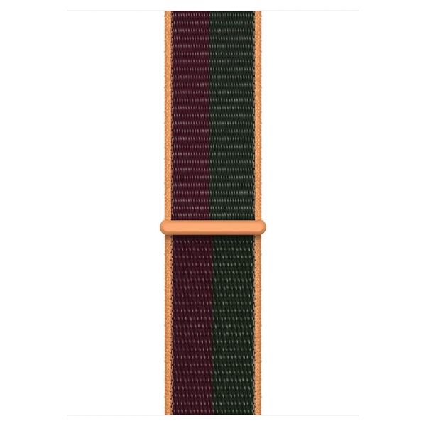 Apple Bracelet Sport Loop Apple Watch | 44/45/46/49 mm - Dark Cherry/Forest Green