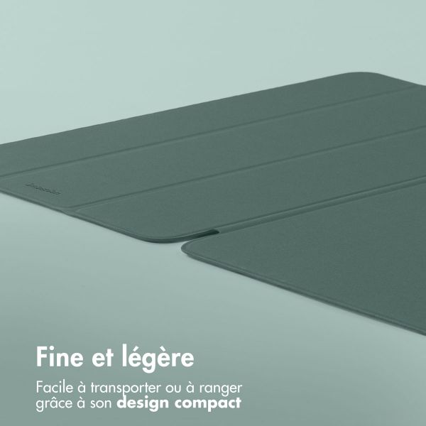 imoshion Magnetic etui de téléphone portefeuille Apple iPad Air 11 pouces (2026) M4 / (2025) M3 / (2024) M2 / Air 5 (2022) / Air 4 (2020) - Vert foncé