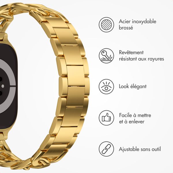 Selencia Bracelet Chain Apple Watch | 38/40/41/42 mm - Doré