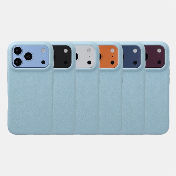 imoshion Coque arrière Texture Apple iPhone 18 Pro / 17 Pro - Bleu clair