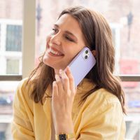 Accezz Coque Liquid Silicone Samsung Galaxy A55 - Violet