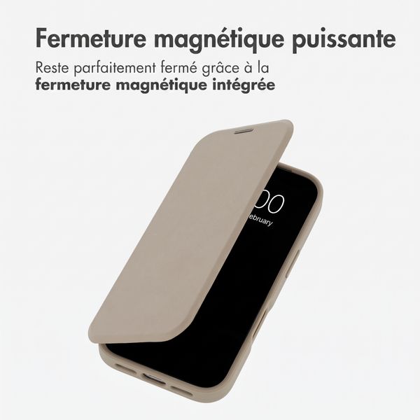 imoshion Bookcase transparente avec MagSafe Apple iPhone 18 Pro / 17 Pro - Beige