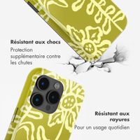 Selencia Coque arrière Vivid avec MagSafe Apple iPhone 15 Pro - Chalky Bloom