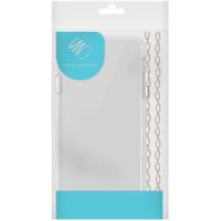imoshion Coque avec dragonne + bracelet - Perles Apple iPhone 15 Pro Max - Transparent