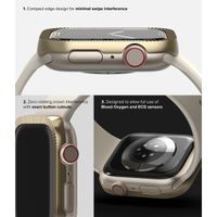 Ringke Style de lunette Apple Watch 7 / 8 / 9 - 45 mm - Matte Curve Gold