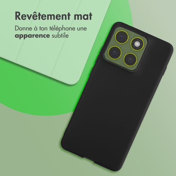 imoshion Coque Couleur Motorola Edge 70 - Noir