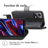 imoshion Étui de télephone portefeuille de luxe Xiaomi Poco X5 5G - Noir