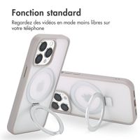 Accezz Coque Ring Stand avec MagSafe Apple iPhone 13 Pro - Gris