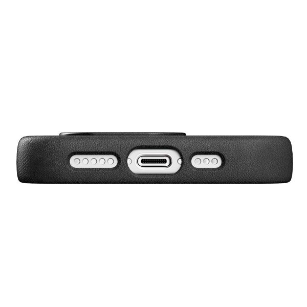 Woodcessories Coque Bio Leather MagSafe Apple iPhone 15 Pro Max - Noir